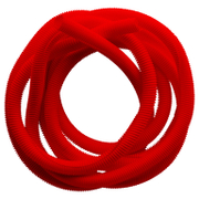 Тръба BG електроизолационна HDPE гофрирана ф 19 мм, 50 м, червена - product - 117 SVS 040