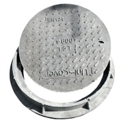 Капак Polyquartz за ревизионна шахта от полимербетон  ф 660 мм, 125 kN - product - 118 BPL 279