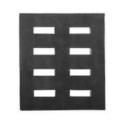 Решетка Polyquartz за дъждоприемна шахта от полимербетон без основа 60x400x450 мм, 125 kN - product - 118 BPL 297