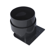 Тапа за отводнителен канал Devorex от PP с извод за отводняване  90x130 мм, ф 110 мм, Xdrain - product - 118 DVR 264