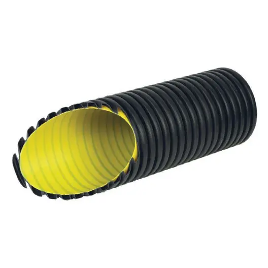 Тръба HDPE Pestan канализационна двупластова  315 мм, 6 м, SN4