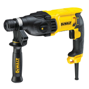 Перфоратор DeWALT SDS-plus електрически под наем 800 W, 2.6 J, 0-1500 об./мин, 0-5500 уд./мин, D25133K - product - 123 HRT 247