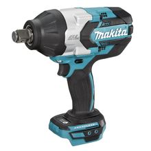 Акумулаторен ударен гайковерт Makita с безчетков двигател   без батерия и зарядно, 18 V, 1050 Nm, квадрат, 3/4