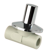 Кран FV Plast кеклов PP-R ф 20 мм, 20 bar, тръба <> тръба - product - 124 AKA 427