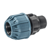 Преход Elysee PP бърза връзка за PE тръби външна резба ф 50 мм x 1 1/4, 10 bar, 360 - product - 124 ELY 253