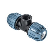 Тройник полипропилен PP Elysee бърза връзка за PE тръби вътрешна резба  ф 75 мм x 3, 16 bar, 333 - product - 124 ELY 344