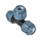 Тройник полипропилен PP Elysee бърза връзка за PE тръби  ф 63 мм, 16 bar, 334 - product - 124 ELY 364