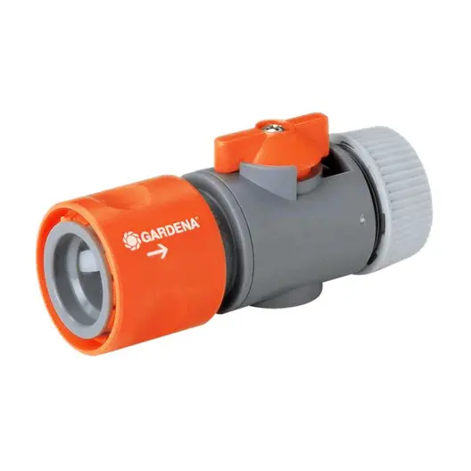 Кран Gardena за маркуч  1/2", бърза връзка Ж <> маркуч