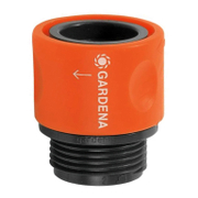 Съединител на маркучи Gardena бърза връзка Ж - резба М за спирателен кран  3/4 - product - 124 GRD 777