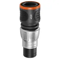 Съединител на маркучи Gardena бърза връзка Ж - маркуч със стоп клапа  1/2" - 5/8", Premium