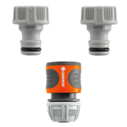 Съединител на маркучи Gardena бърза връзка Ж - маркуч с две приставки 1/2 и 5/8 - product - 124 GRD 951