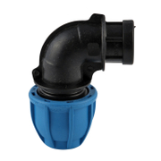 Коляно Filbo PP бърза връзка за PE тръби вътрешна резба ф 32 мм x 3/4, 16 bar, 90 ° - product - 124 KDN 140