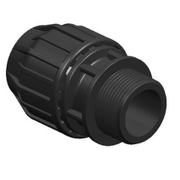 Преход Elysee PP бърза връзка за PE тръби външна резба ф 32 мм x 1 1/2, 16 bar, 330 - product - 124 KDN 472