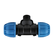 Тройник полипропилен PP Filbo бърза връзка за PE тръби външна резба  ф 25 мм x 1, 16 bar - product - 124 KDN 681