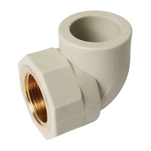 Коляно PP-R Pestan за водопровод с вътрешна резба  ф 25 мм х 3/4", 20 bar, 90 °, Fluidtherm