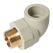 Коляно PP-R Pestan за водопровод с външна резба  ф 32 мм х 1, 90 °, Fluidtherm - product - 124 PTN 021