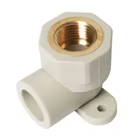Коляно PP-R Pestan за водопровод стенен монтаж  ф 20 мм х 1/2", 20 bar, 90 °, Fluidtherm