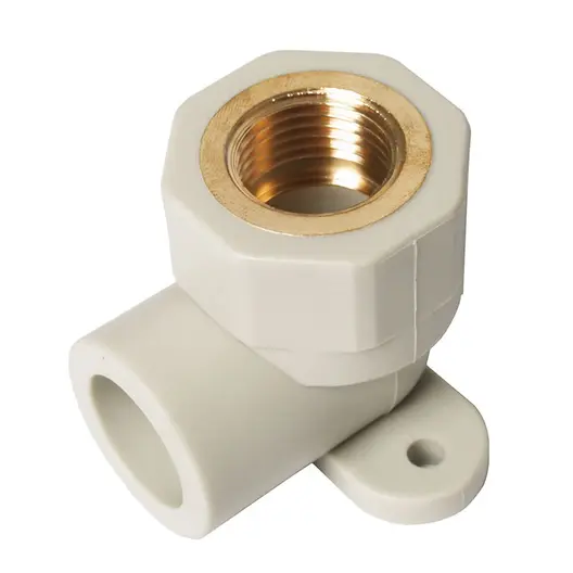 Коляно PP-R Pestan за водопровод стенен монтаж  ф 20 мм х 1/2", 20 bar, 90 °, Fluidtherm