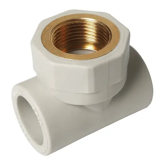 Тройник PP-R Pestan за водопровод с вътрешна резба  ф 25 мм х 1/2", 20 bar, Fluidtherm