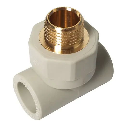 Тройник PP-R Pestan за водопровод с външна резба  ф 25 мм x 3/4", 20 bar, Fluidtherm