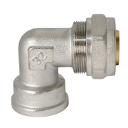 Коляно Sfit за Pex-Al-Pex тръба - женска резба ф 32 мм x 1, 10 bar, 90 ° - product - 124 VDG 237