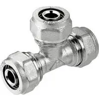 Тройник Sfit за Pex-Al-Pex редуктивен тръба - тръба - тръба ф 20х16х16 мм, 10 bar
