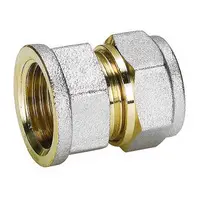Съединител преход General Fittings за Pex-Al-Pex тръби прав, женски ф 18 мм x 1/2", 10 bar