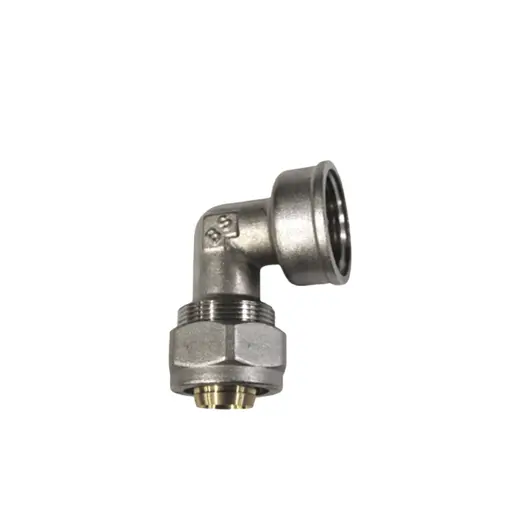 Коляно Sfit за Pex-Al-Pex тръба - женска резба ф 20 мм x 3/4", 10 bar, 90 °