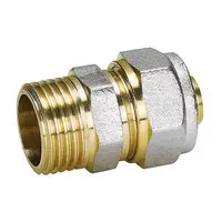 Съединител преход General Fittings за Pex-Al-Pex тръба - мъжка резба ф 32 мм x 1", 10 bar