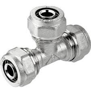 Тройник Sfit за Pex-Al-Pex редуктивен тръба - тръба - тръба ф 20х16х20 мм, 10 bar - product - 124 VDG 654