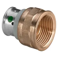 Прес фитинг Viega съединител за Pex-Al-Pex тръби прав, женски ф 16 мм x 1/2", 6.5 bar, Pexfit pro 4712