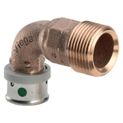 Прес фитинг Viega коляно за Pex-Al-Pex тръби ф 16 мм x 1/2, 6.5 bar, Pexfit pro 4714 - product - 124 VIG 924