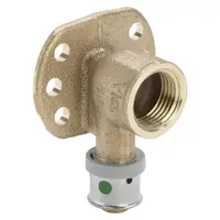 Прес фитинг Viega коляно за Pex-Al-Pex тръби стенен монтаж ф 20 мм x 1/2", 6.5 bar, 4725.5