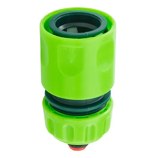 Съединител на маркучи Verto бърза връзка Ж - маркуч със стоп клапа  1/2", 15G721