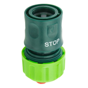 Съединител на маркучи Verto бърза връзка Ж - маркуч със стоп клапа  3/4, 15G723 - product - 124 VTC 937