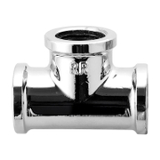 Тройник месингов Remer хромиран за водопровод  1, 453 NP - product - 125 DTR 491