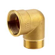 Коляно-нипел Gardena месингово за водопровод 1 1/4, 90 ° - product - 125 GRD 525