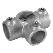 Тройник за тръбни метални конструкции JM преминаващ  33.7 мм, 1 , 176B - product - 125 JEM 130