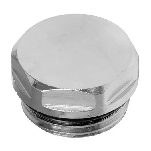 Тапа TDM Brass хромирана за водопровод с гума 1/2"