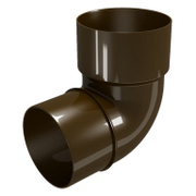 Коляно Devorex за водосточни тръби  ф 80 мм, 87 °, кафяво, Classic 120 - product - 126 DVR 374