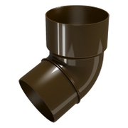 Коляно Devorex за водосточни тръби  ф 80 мм, 67 °, кафяво, Classic 120 - product - 126 DVR 372
