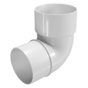 Коляно Devorex за водосточни тръби  ф 80 мм, 87 °, бяло, Classic 120 - product - 126 DVR 408