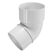 Коляно Devorex за водосточни тръби  ф 80 мм, 67 °, бяло, Classic 120 - product - 126 DVR 409