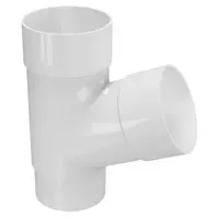 Разклонител PVC Devorex за водосточни тръби  ф 80 мм, 67.5 °, бял, Classic 120