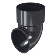 Коляно Devorex за водосточни тръби завършващо ф 80 мм, 87 °, графит, Classic 120 - product - 126 DVR 628