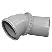 Коляно PP Emko за канализация с холендър  ф 110 мм, сив - product - 126 EMK 362