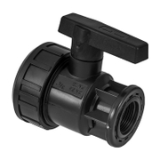 Кран Palaplast сферичен PE с резба 1 1/4, резба Ж <> резба Ж - product - 126 HSB 325