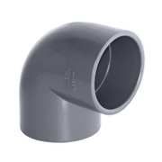 Коляно PVC напорно за лепене  ф 40 мм, 90 °, 16 bar - product - 126 HSB 446