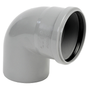Коляно PP Pestan за канализация с уплътнител  ф 32 мм, 87.5 °, сив - product - 126 PTN 012