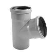 Разклонител Pestan PP за канализация с уплътнител ф 110 мм, 67.5 °, сив - product - 126 PTN 042